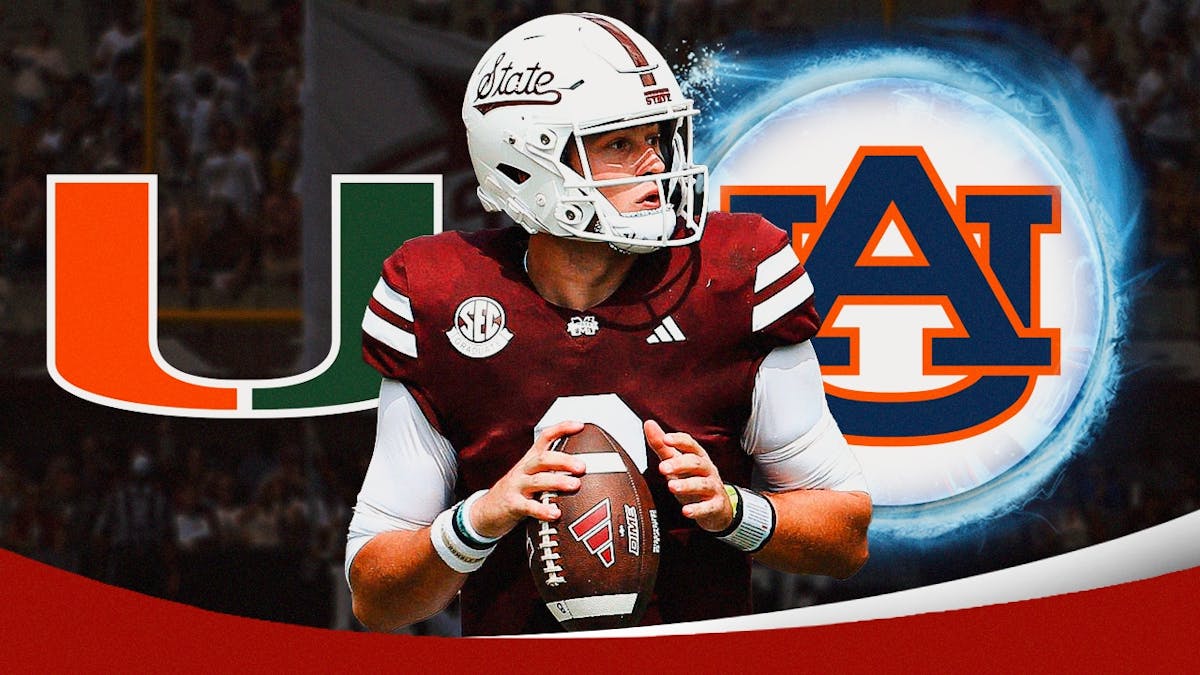 Will Rogers, former Mississippi State football QB, with Miami Hurricanes and Auburn Tigers in Transfer portal