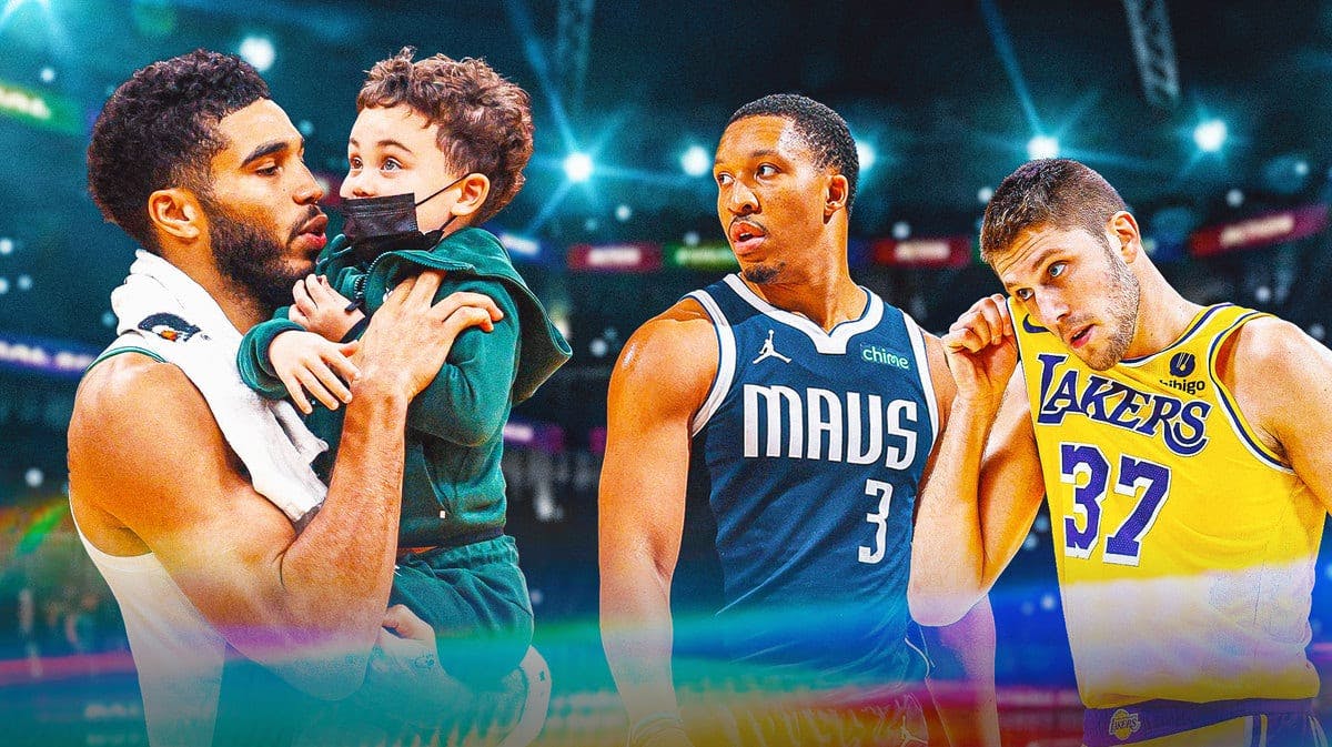 Celtics' Jayson Tatum, Deuce Tatum, Mavs' Grant Wiliams, Matt Ryan