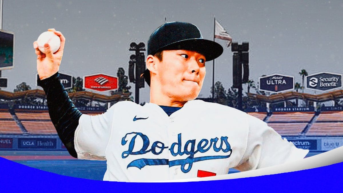Yoshinobu Yamamoto in Dodgers uniform ‌