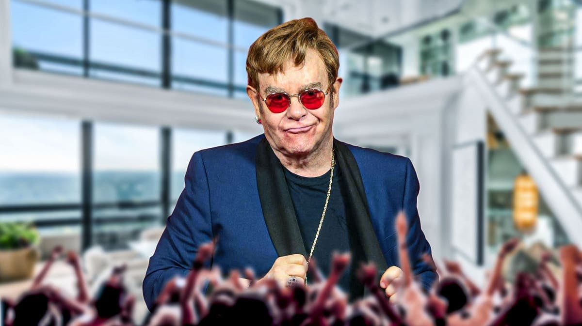 Elton John Atlanta condo in background.