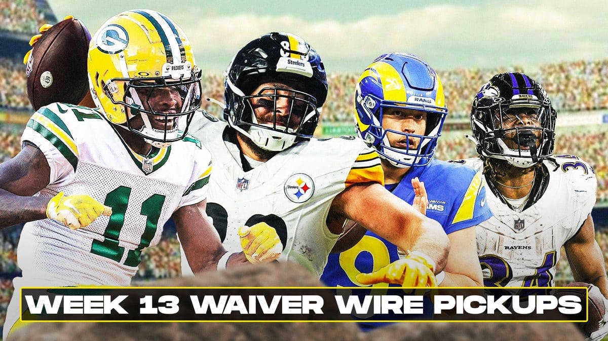 waiver wire pickups, week 13, nfl, fantasy football