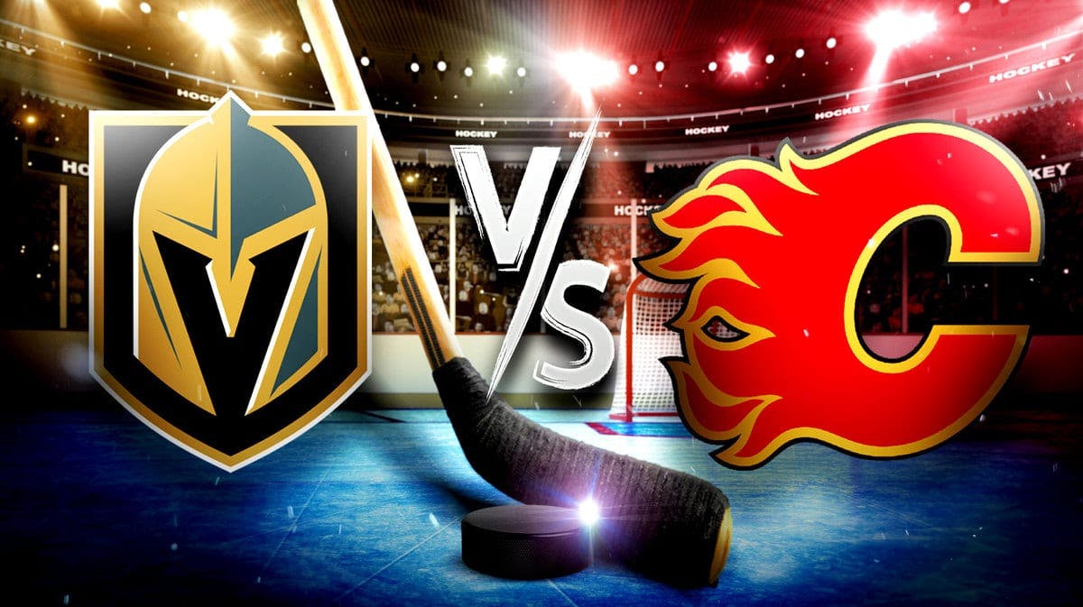The Golden Knights and Flames are set to meet on the ice on Monday night