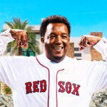 Pedro Martinez in front of his former home in Miami.