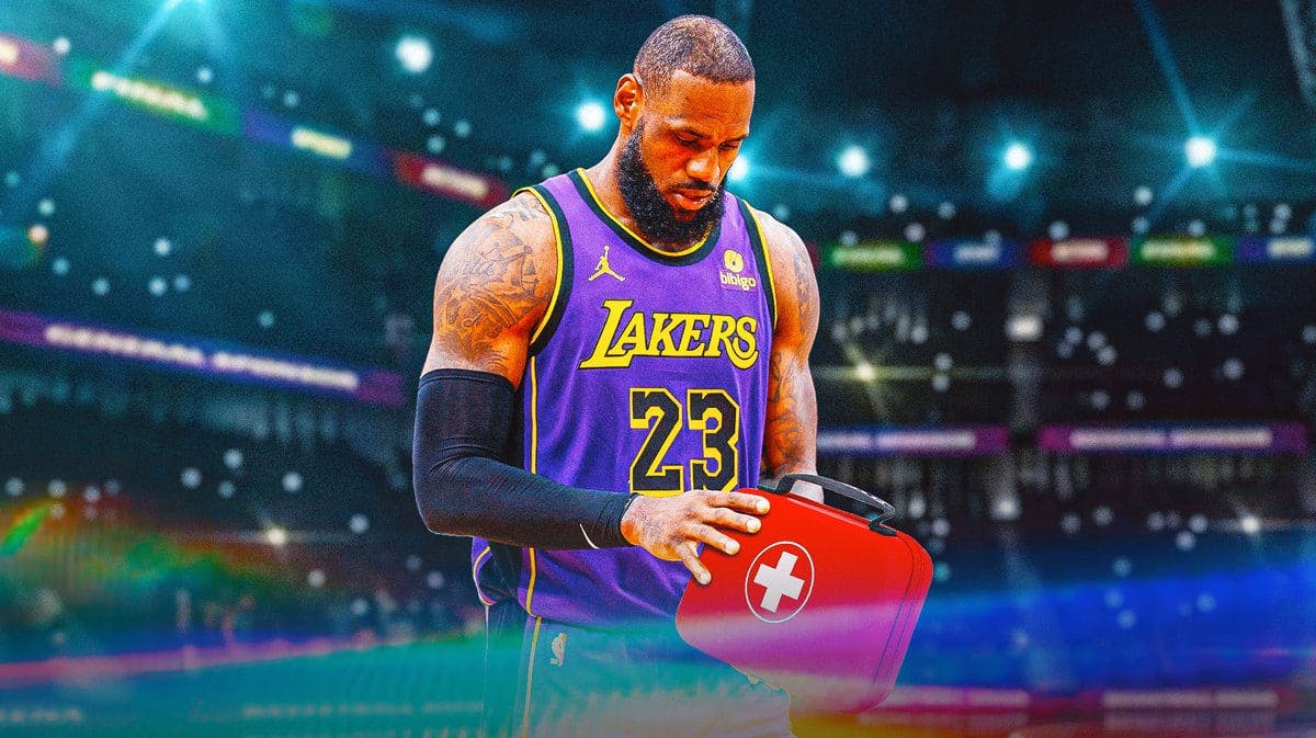 Lakers, LeBron James, Suns, LeBron injury, Blazers
