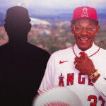Ron Washington and Barry Enright for the Angels