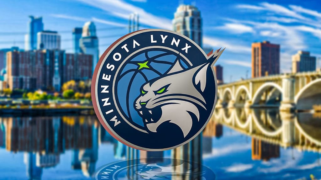 The Minnesota Lynx launched the Lynx Changemaker initiative to elevate women's sports in Minneapolis and other local communities; pictured is the Lynx logo in front of Minneapolis