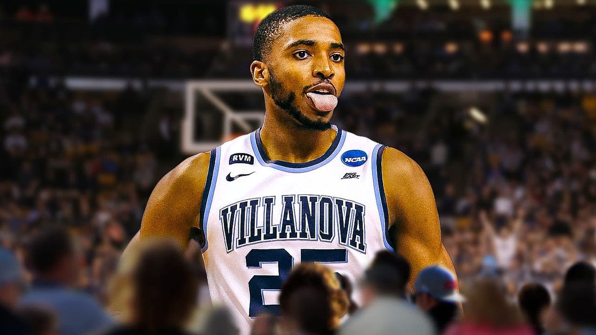 Nets star Mikal Bridges stirs the hearts of the Villanova basketball crowd after his jersey was retired by the Wildcats program.