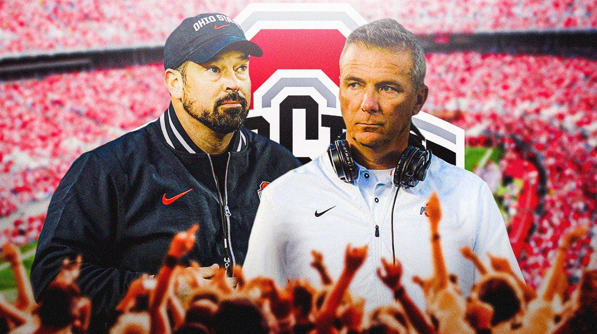 Ohio State football coaching legends, Urban Meyer and Ryan Day
