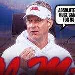 Lane Kiffin coaching Ole Miss saying “Absolutely huge game for us”