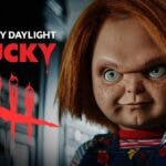 Chucky over the Dead by Daylight logo