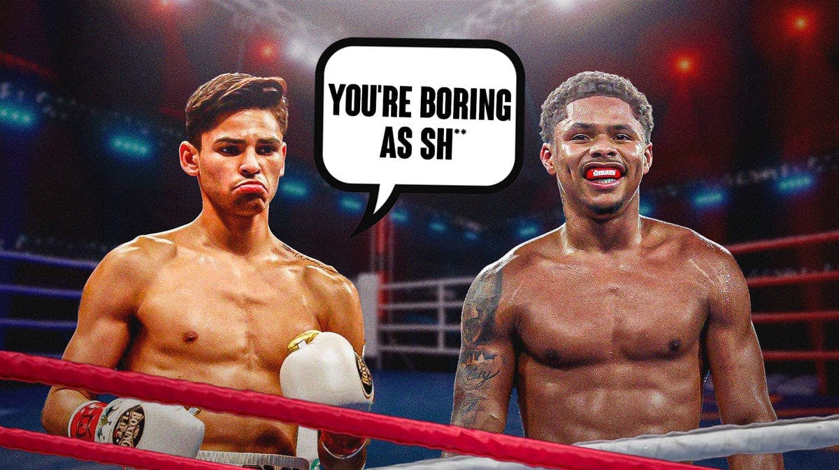 Ryan Garcia didn't hold back when he talked about Shakur Stevenson and his lackluster performance in his most recent fight.