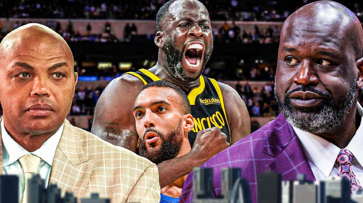 Shaq places Charles Barkley in chokehold after Draymond Green Rudy Gobert fiasco