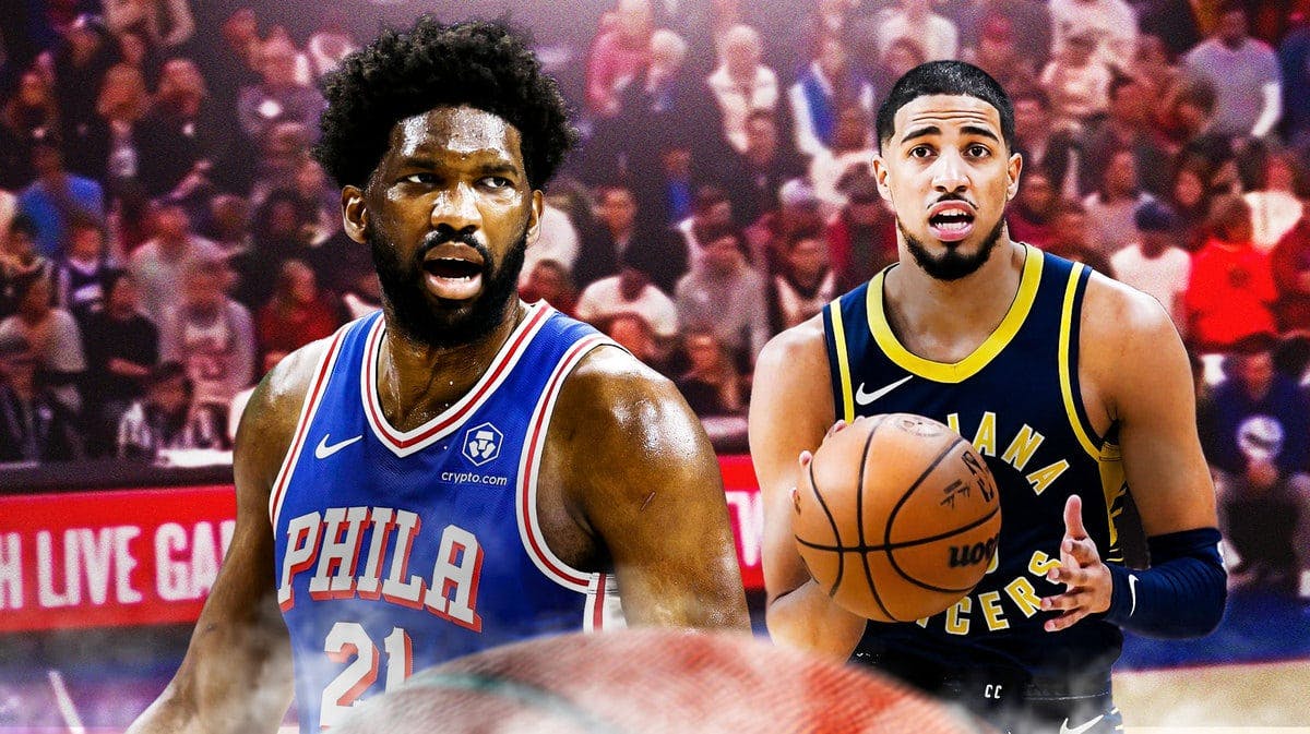 Sixers star Joel Embiid and Pacers star Tyrese Haliburton