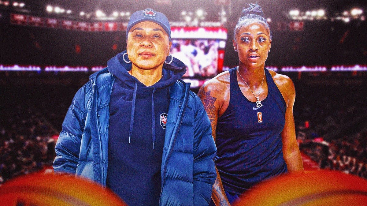 South Carolina women’s basketball coach Dawn Staley and WNBA player Tiffany Mitchell