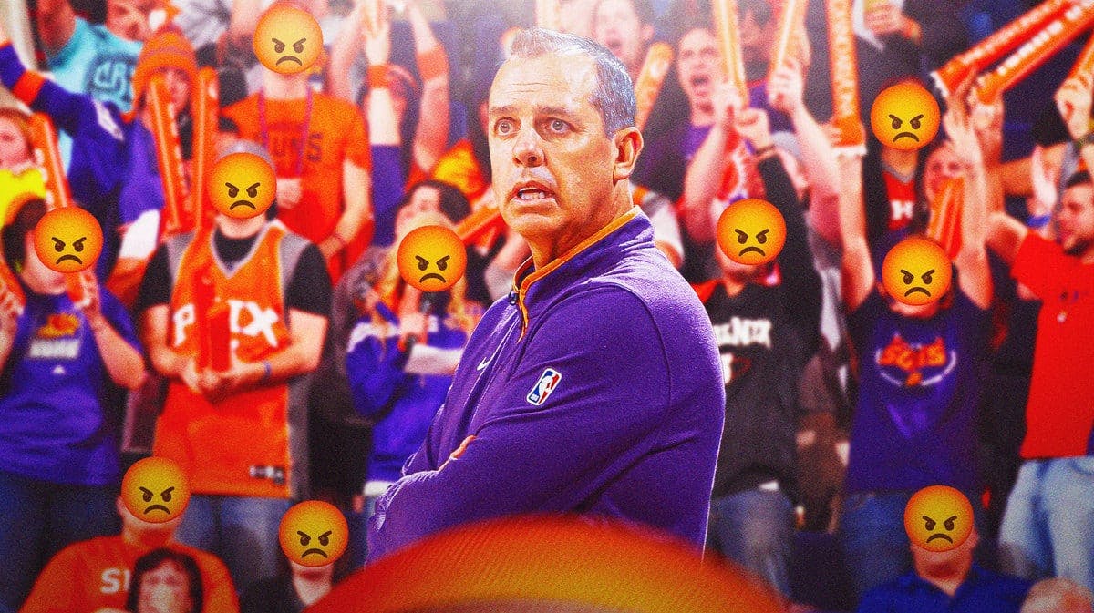 Frank Vogel's late-game coaching decisions did not make Suns fans very happy