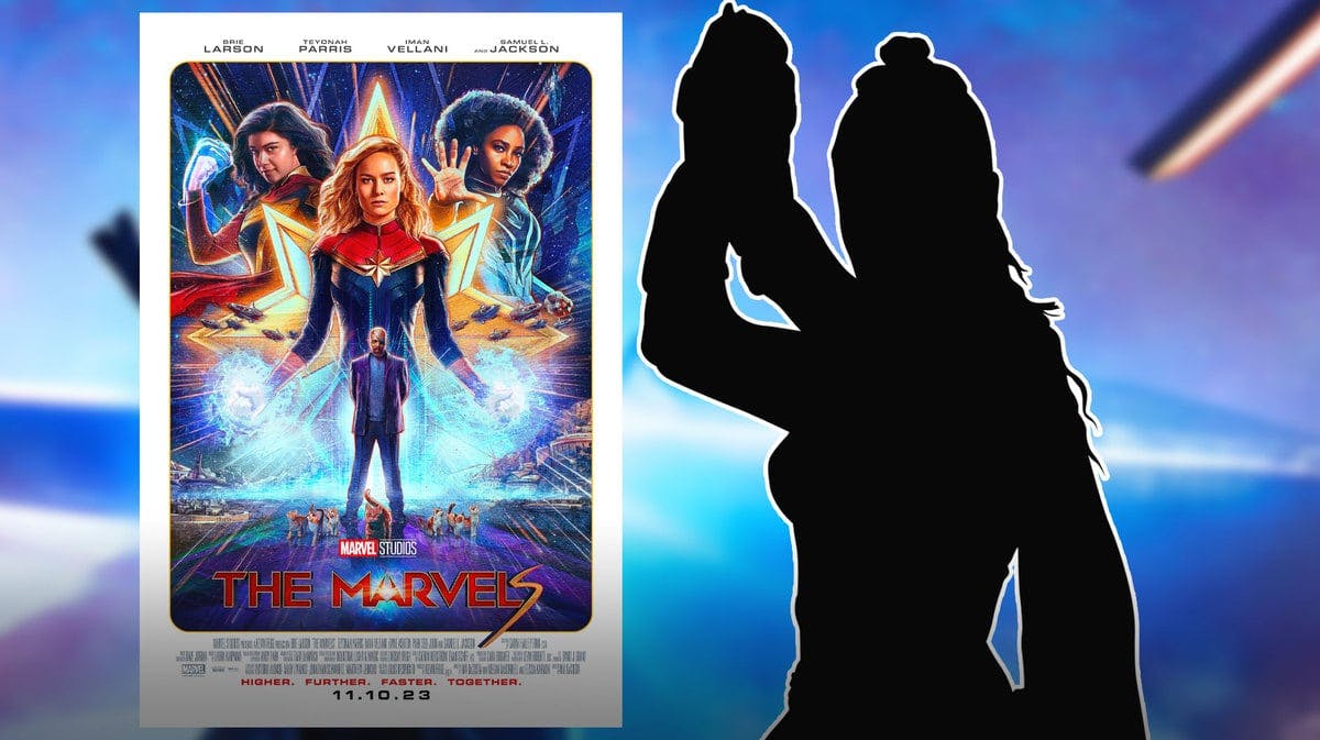 The Marvels poster next to Valkyrie.