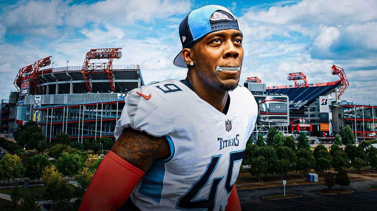 Tennessee Titans linebacker Arden Key and a zipped mouth emoji to signify he wasn’t talking much.