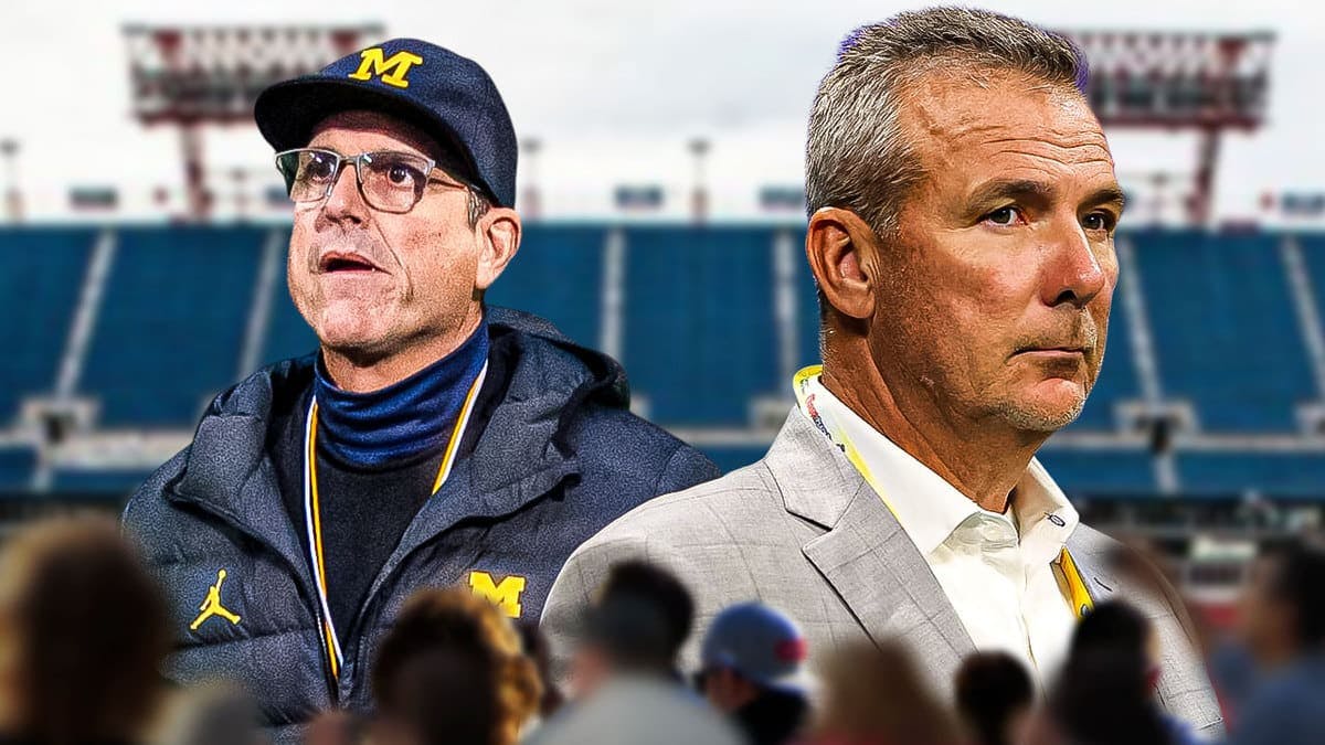 JJ McCarthy and Jim Harbaugh Michigan football program might be getting investigated by the NCAA but Urban Meyer thinks its not true
