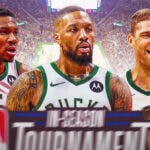 Bucks, Giannis Antetokounmpo, Damian Lillard, Brook Lopez, NBA In-Season Tournament