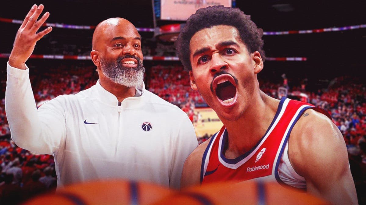 Wizards coach Wes Unseld Jr. happy for a hyped up Jordan Poole