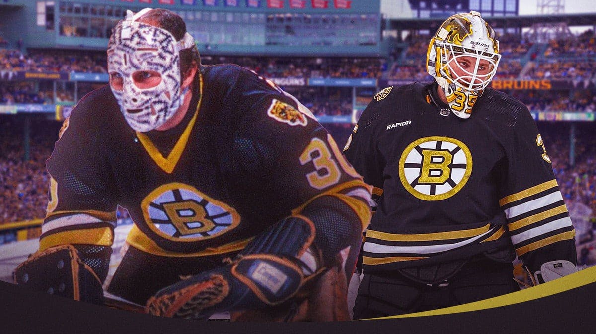 Linus Ullmark paid tribute to Bruins Hall of Fame goalie Gerry Cheevers