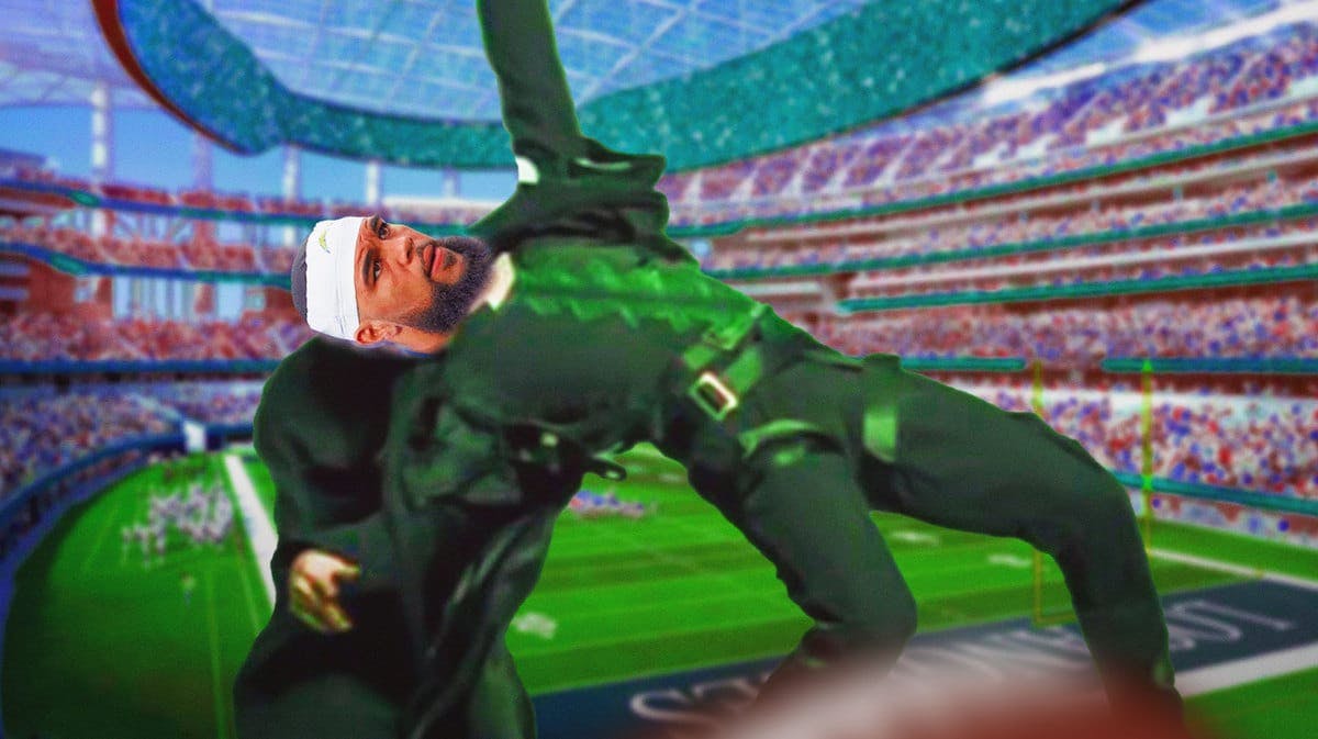 Chargers' Keenan Allen doing the Matrix bullet dodge