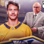 Juuse Saros, Barry Trotz saying "he's our guy"