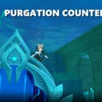purgation counterstrike stage 4, purgation counterstrike guide, purgation counterstrike, genshin impact event, genshin impact, an ingame screenshot with the character Lynette with the words Purgation Counterstrike Stage 4