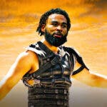 Kyren Williams of the Rams as a gladiator
