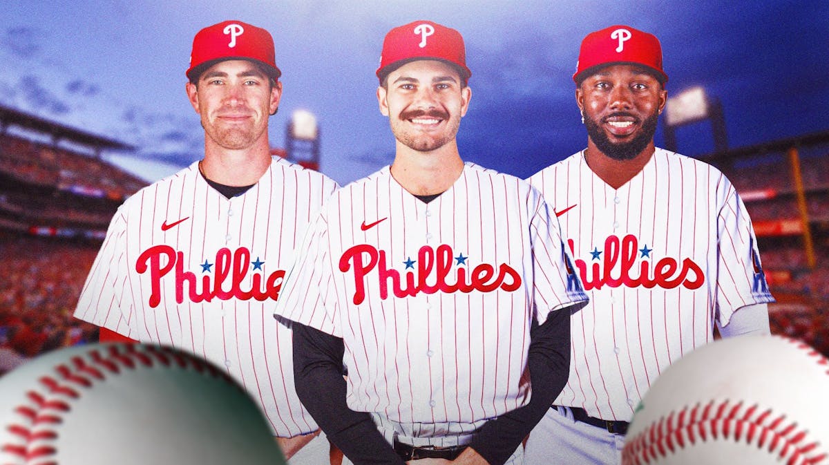 Dylan Cease, Shane Bieber, Randy Arozarena in Phillies jerseys