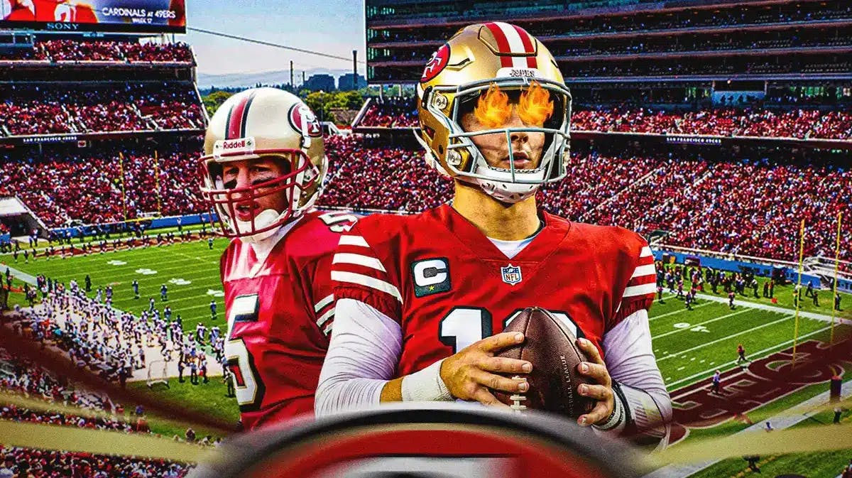 49ers QB Brock Purdy has beaten out Jeff Garcia for the franchise record in single season passing yards