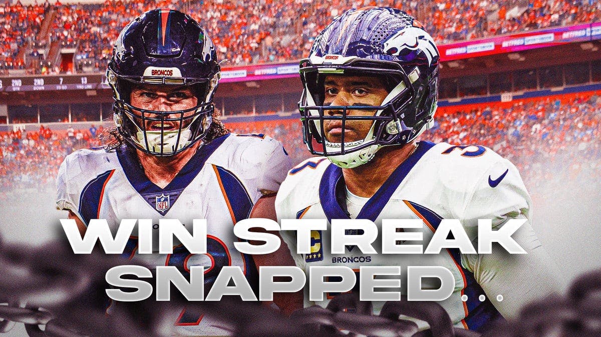 The Broncos had their five-game winning streak ended by the Texans