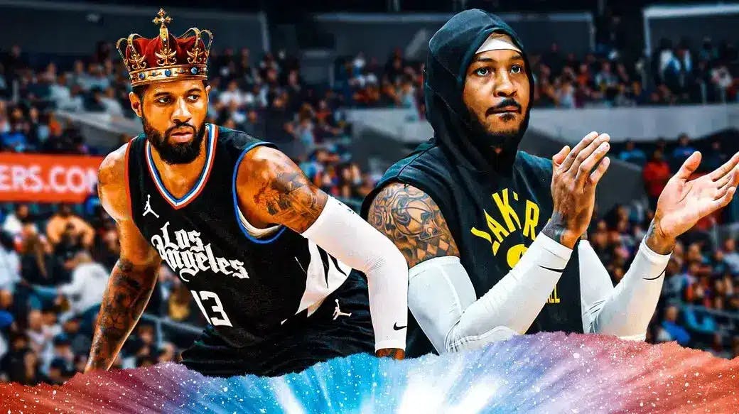 Carmelo Anthony and Clippers Paul George leaving an impact like Stephen Curry and Michael Jordan impact