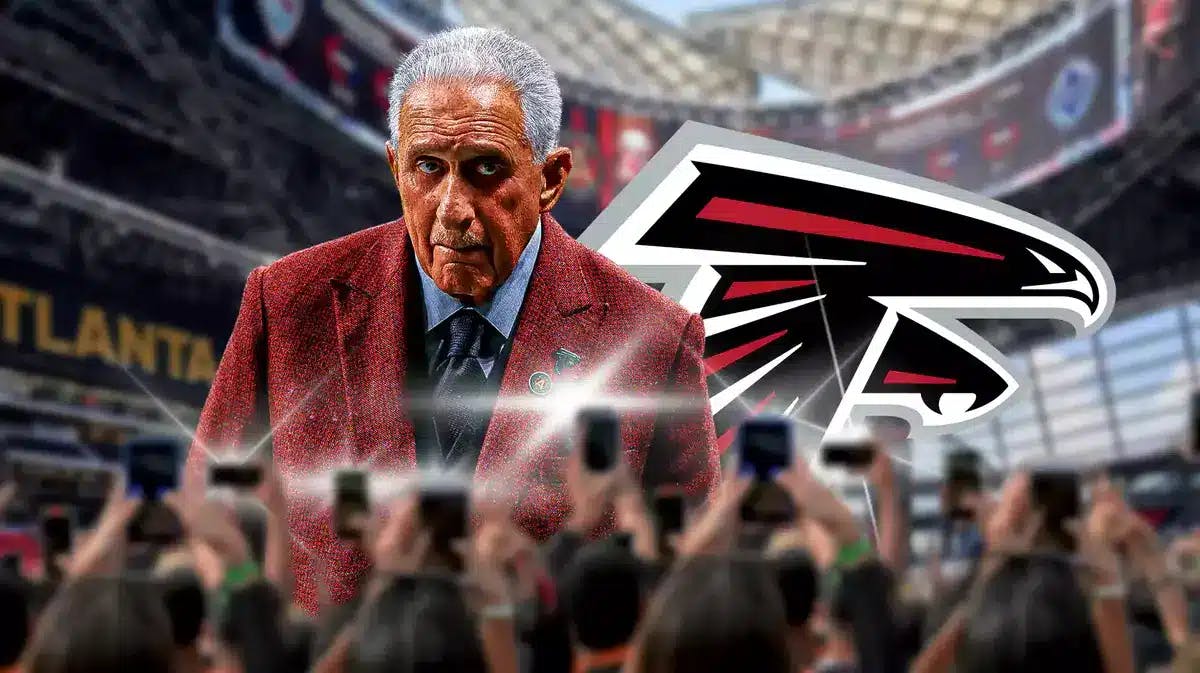 Arthur Blank had nothing to say after the Falcons lost to the Bears in Week 17