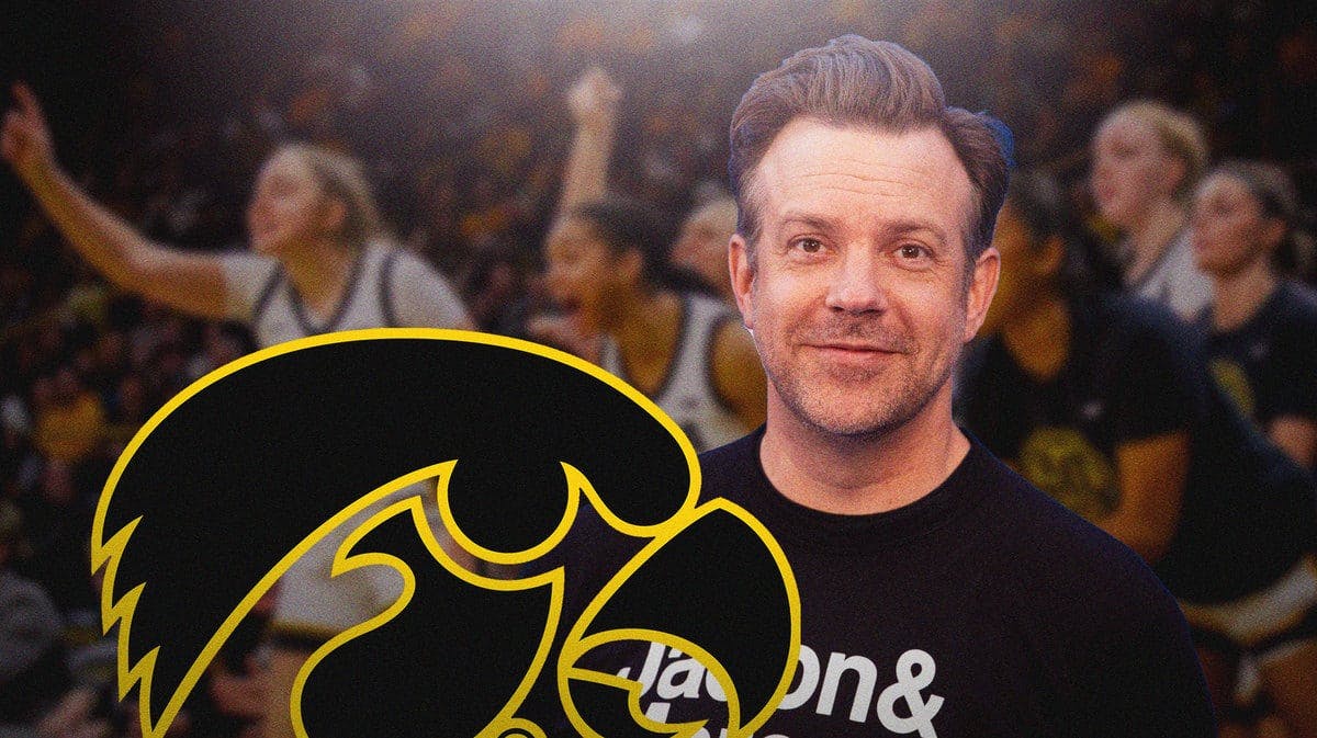 Jason Sudeikis helped fuel the Iowa women's basketball team's win against the Bowling Green Falcons with his famous Ted Lasso dance.