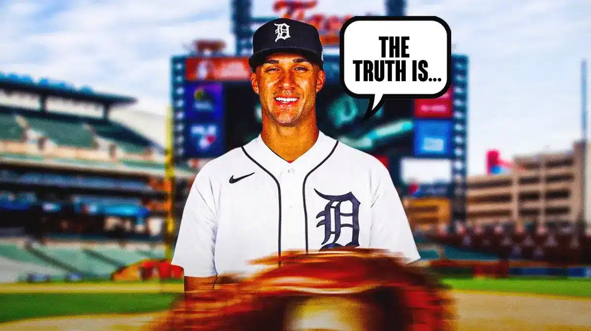 Jack Flaherty in a Tigers uniform saying the following: The truth is…