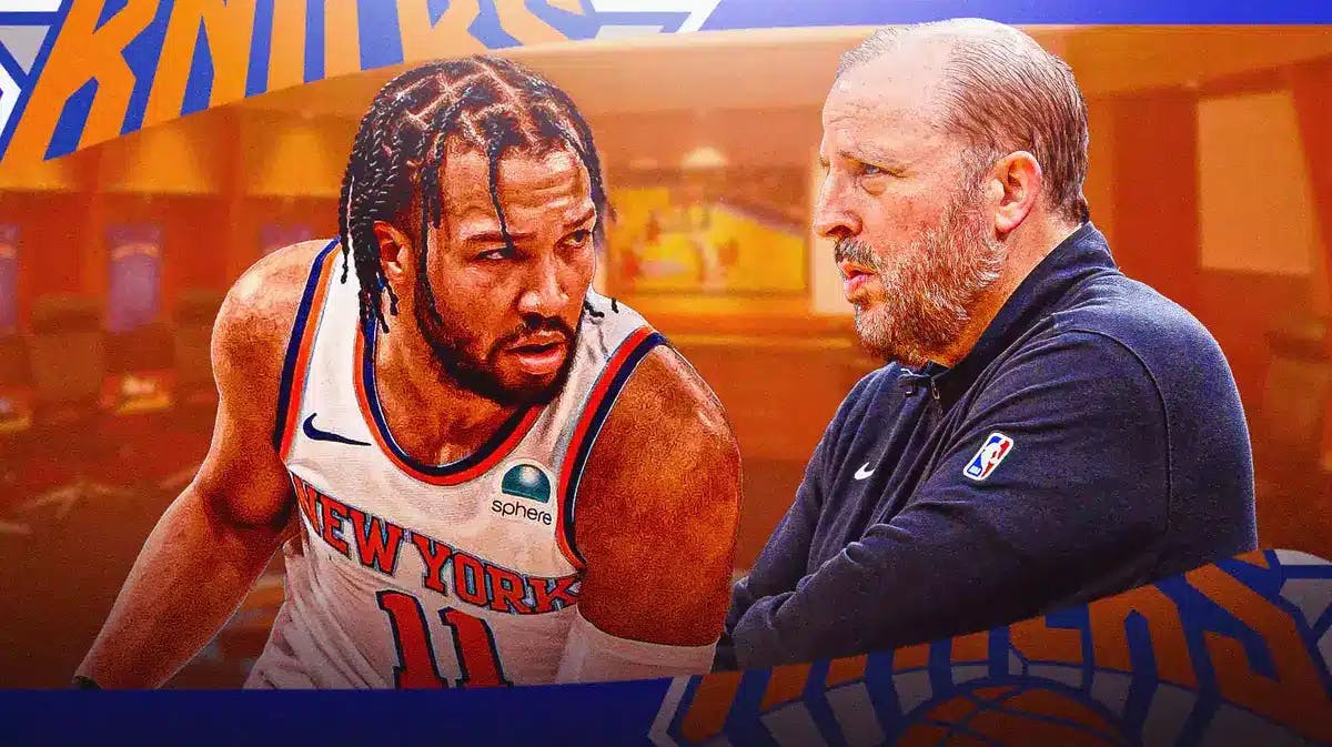 Tom Thibodeau commented on Jalen Brunson's unfortunate ankle injury at the end of the Knicks game against the Celtics.