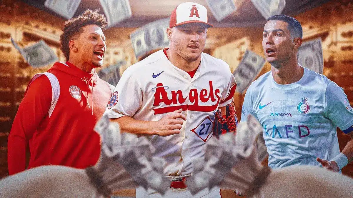 Patrick Mahomes, Mike Trout, and Cristiano Ronaldo who have the largest contracts in sports history after Shohei Ohtani's $7000M deal