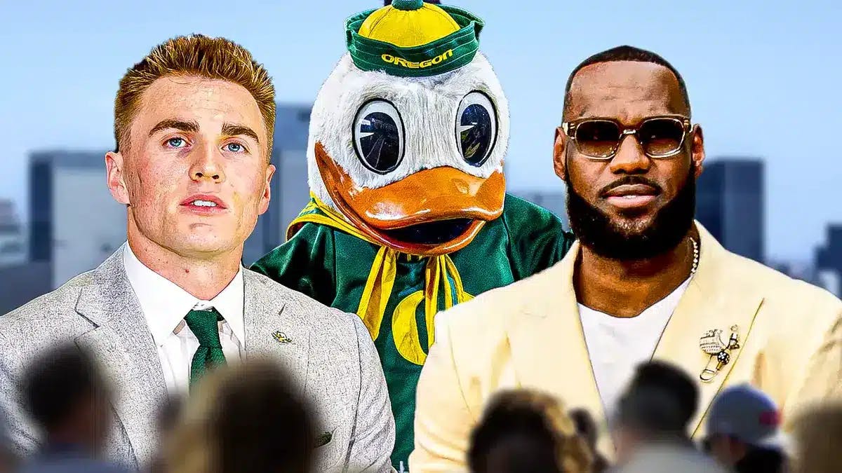 Oregon Ducks star Bo Nix got a likely shoutout from LeBron James on Saturday evening