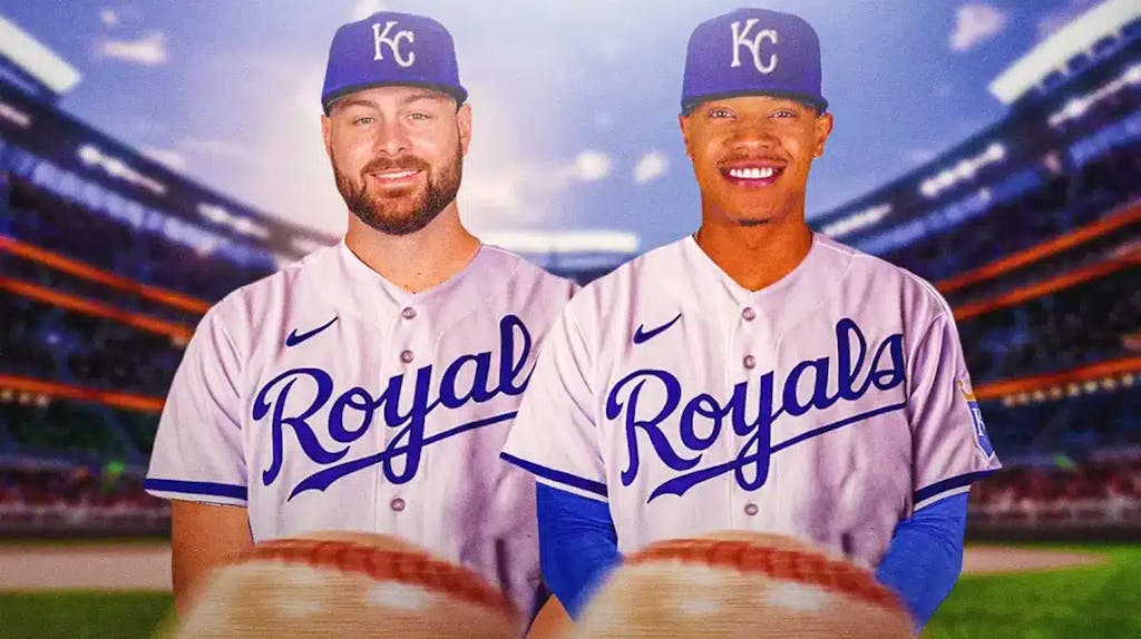 Lucas Giolito and Marcus Stroman pitching in Royals unis
