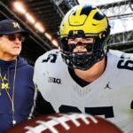 Michigan football's Zak Zinter had fans in their feelings upon his return to Indy