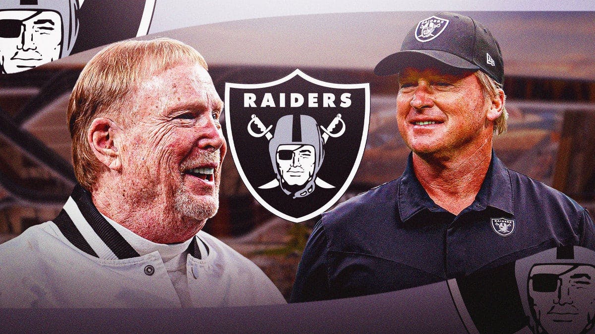 Raiders owner Mark Davis and former coach Jon Gruden