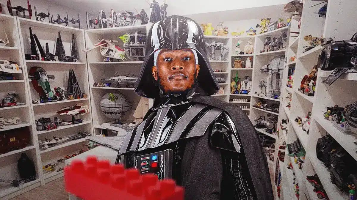 Pacers' Myles Turner shows off his beloved 'Darth Myles' in LEGO display