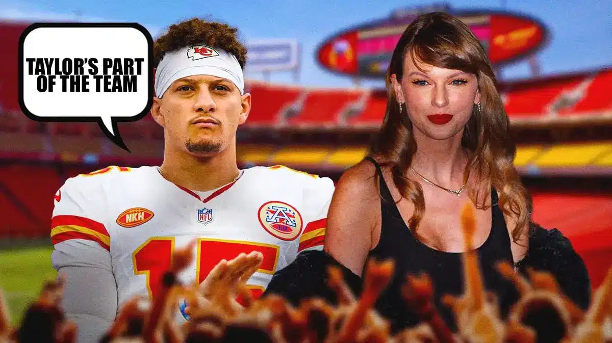 Patrick Mahomes gets candid on Taylor Swift's place in Chiefs Kingdom