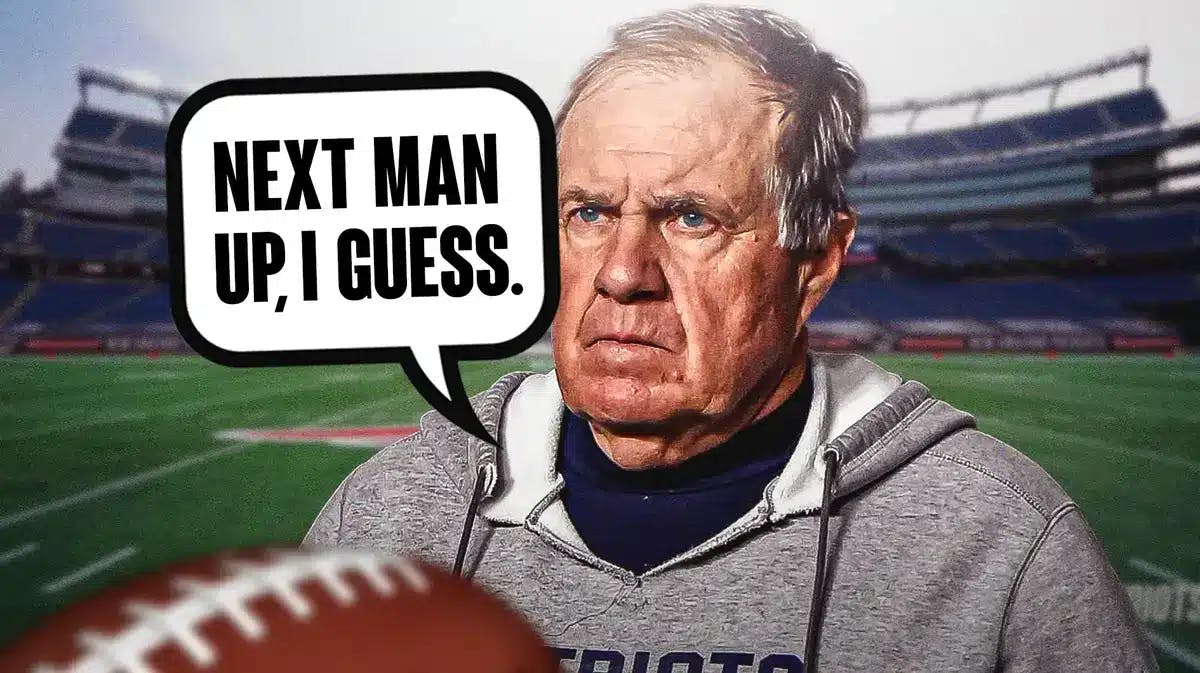 Grumpy New England Patriots coach Bill Belichick