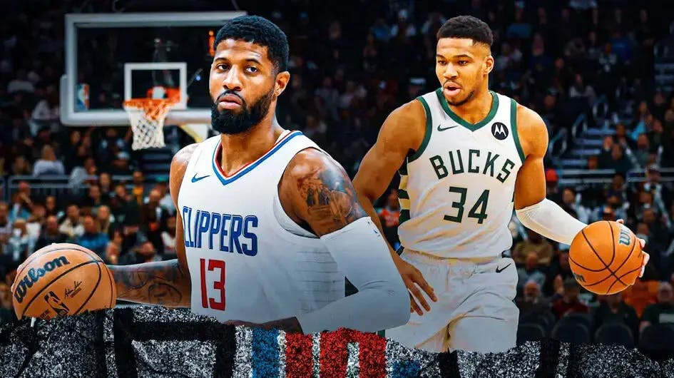 Clippers star Paul George shows support for Giannis Antetokounmpo after the Bucks star lashed out at the Pacers.
