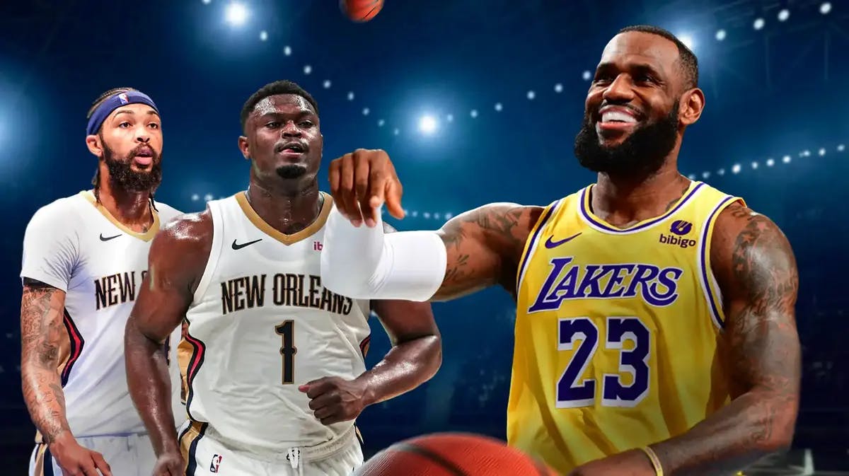 Pelicans Zion Williamson and Brandon Ingram after NBA In Season Tournament loss to Lakers