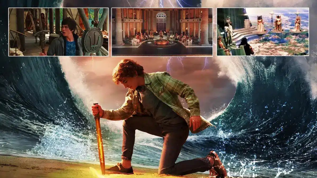 Scenes from Percy Jackson and the Olympians.
