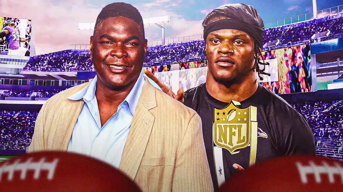 Ravens QB Lamar Jackson and Keshawn Johnson who thinks Jackson should be the NFL MVP.