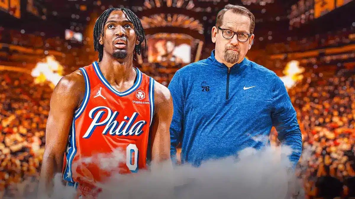 Sixers' Tyrese Maxey and Nick Nurse